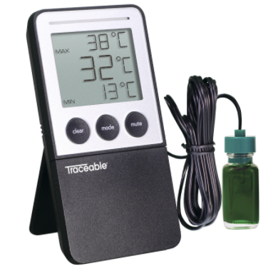 TRACEABLE（溯源）带瓶探针的可追踪冰箱/冰柜数字温度计 5650TR 产品图片
